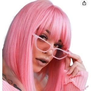 Audi Beauty Pink Bob Wig
